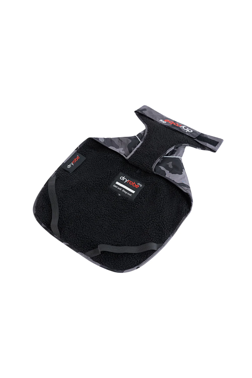 Dryrobe Dog Coat Black Camo - Image 5