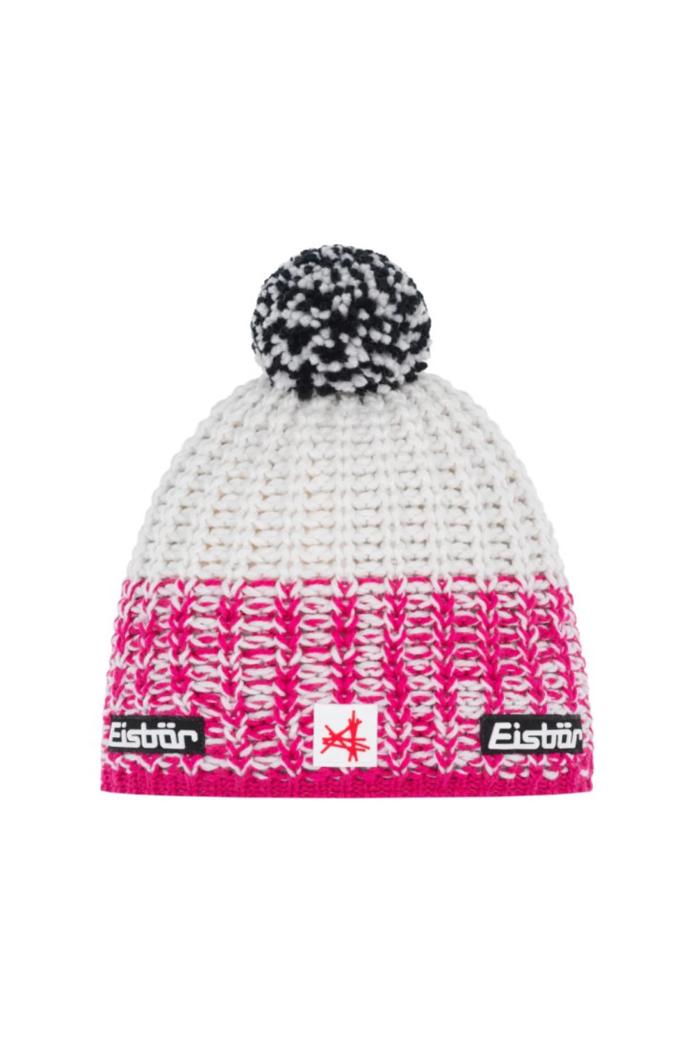 Eisbar Refocus Pompon Ski Austria Beanie Pittipink/White