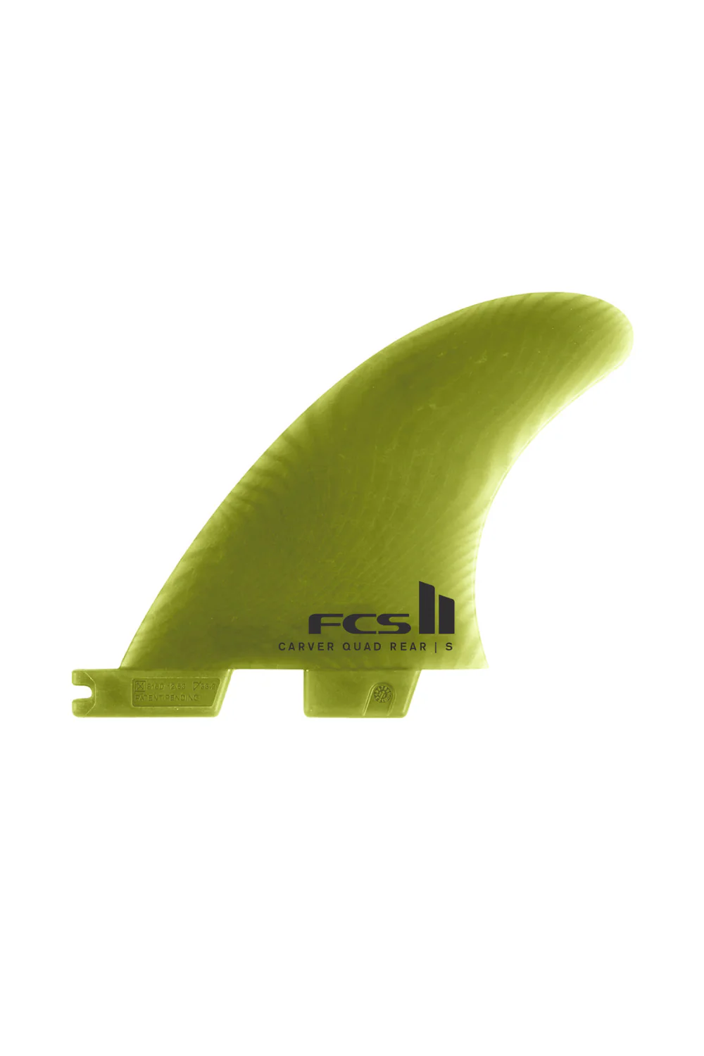FCS II Carver Neo Glass Surfboard Quad Rear Fins Eucalyptus
