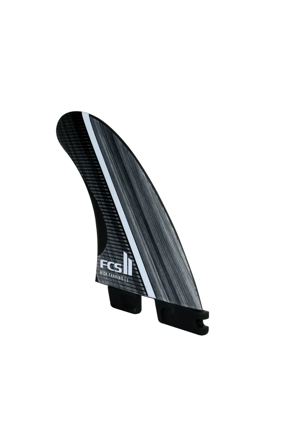 FCS II Mick Fanning Glass Fibre Fusion Surfboard Tri Fins Smoke/White - Image 4