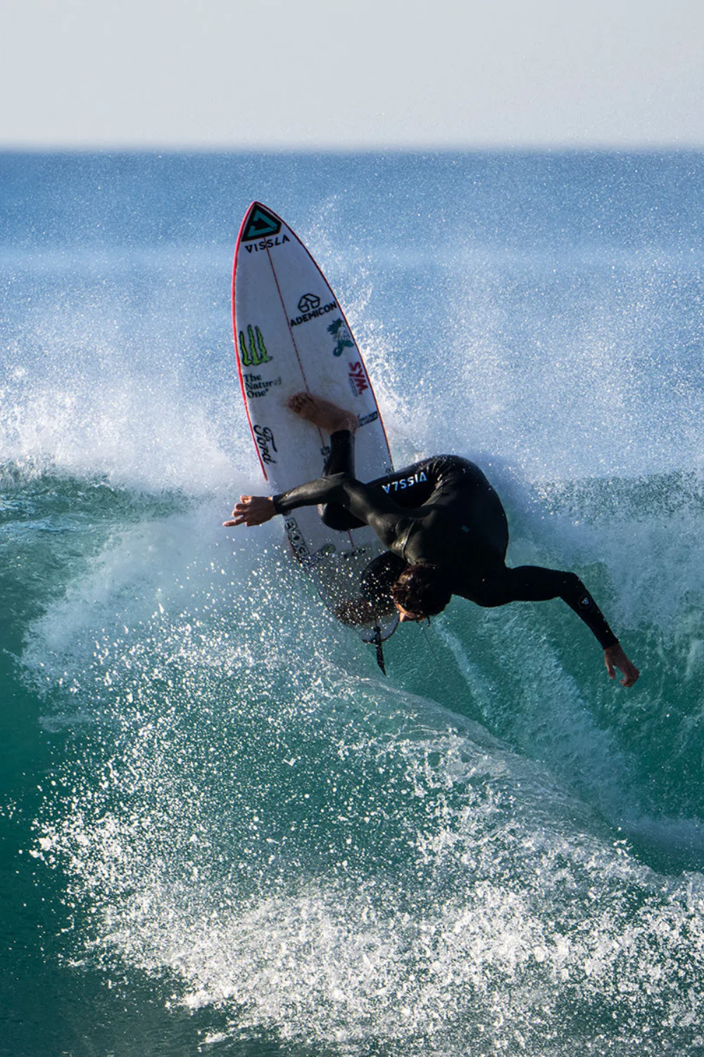 FCS Yago Dora Signature Surfboard Tail Pad Black/Green - Image 4