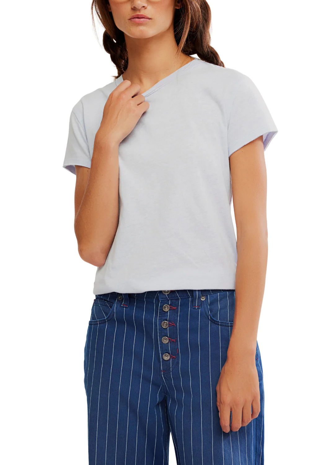 Free People Nova Womens T-Shirt Country Tide