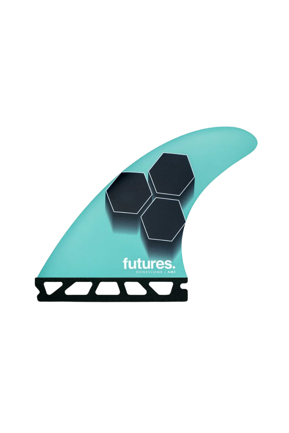Futures AM1 Honeycomb Thruster Surfboard Fins Teal Navy