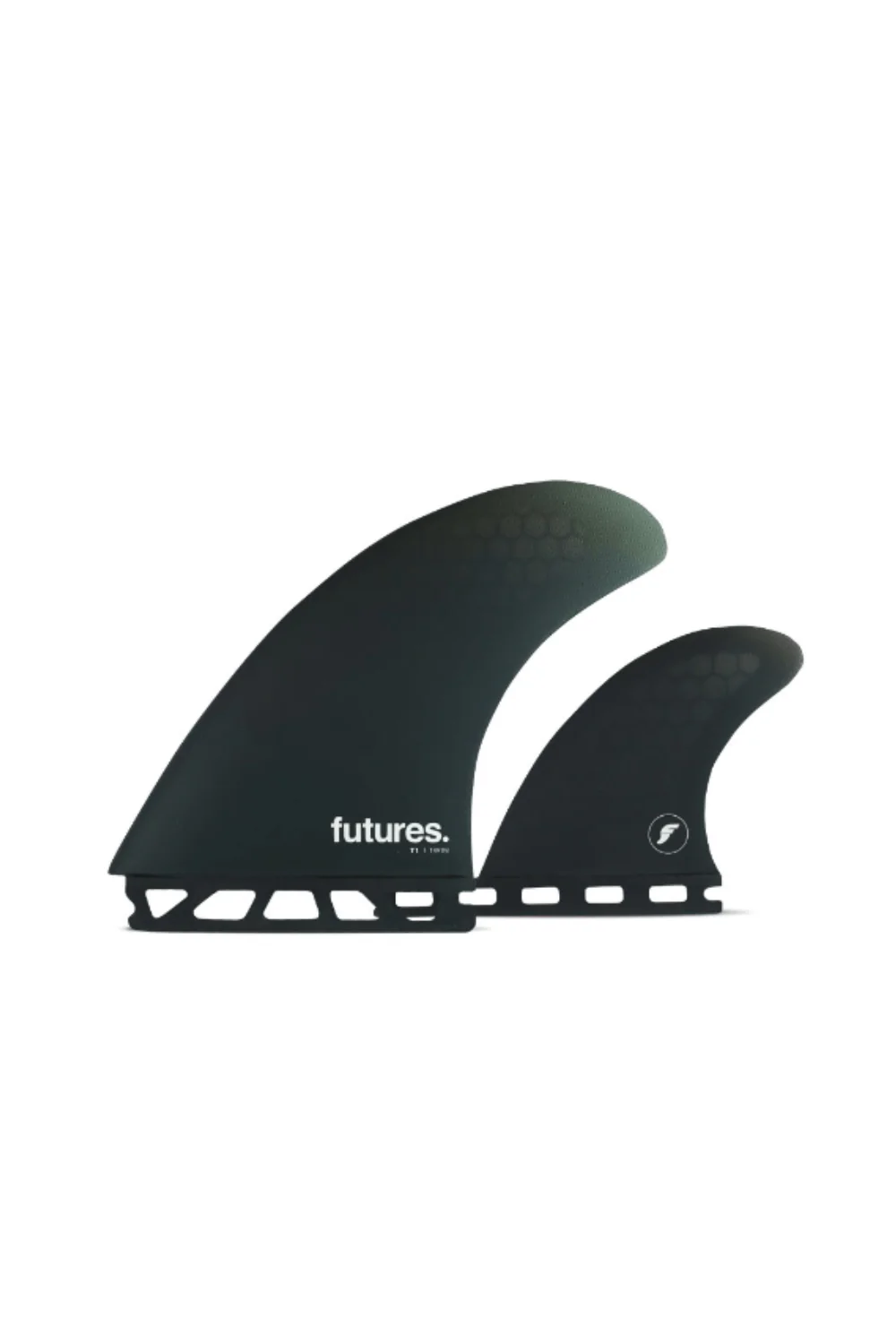 Futures T1 Twin + 1 Surfboard Fin Set Honeycomb Navy