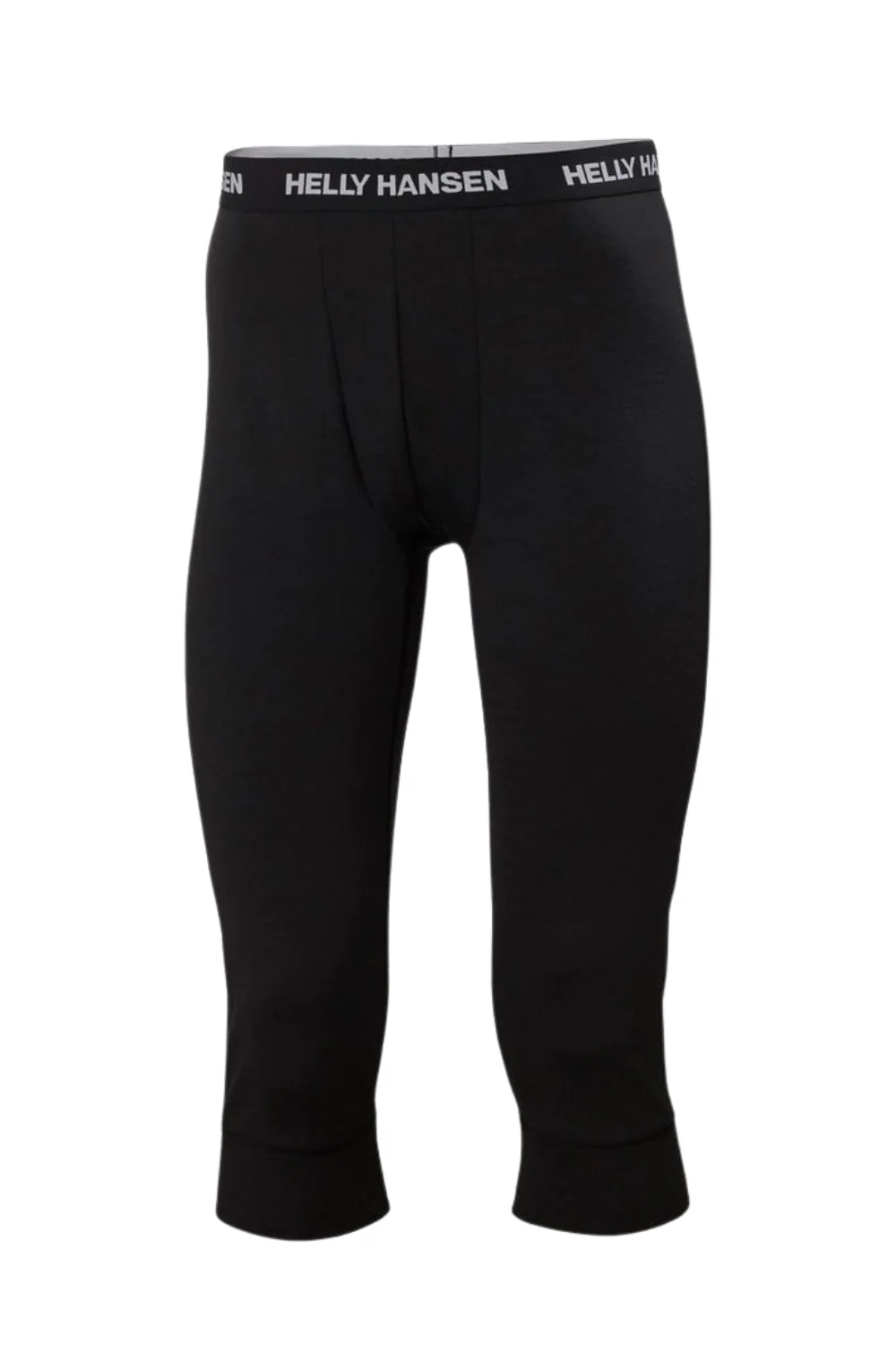 Helly Hansen Mens Lifa Merino Midweight 3/4 Base Layer Pant Black - Image 3