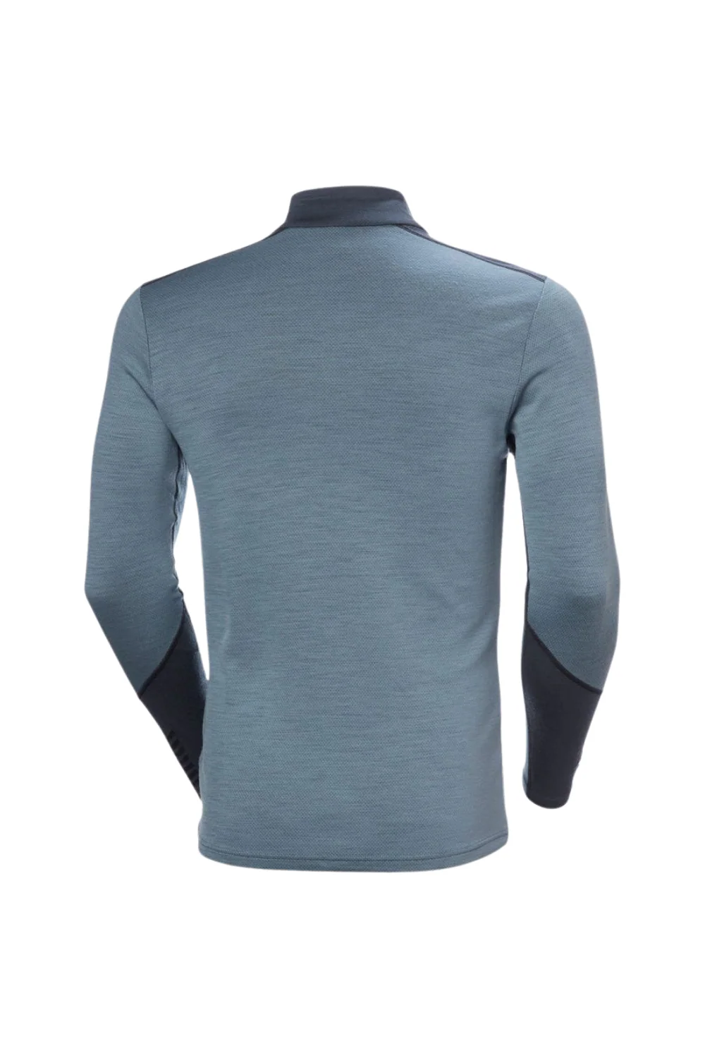 Helly Hansen Mens Lifa Merino Midweight Half Zip Base Layer Top Washed Navy - Image 5