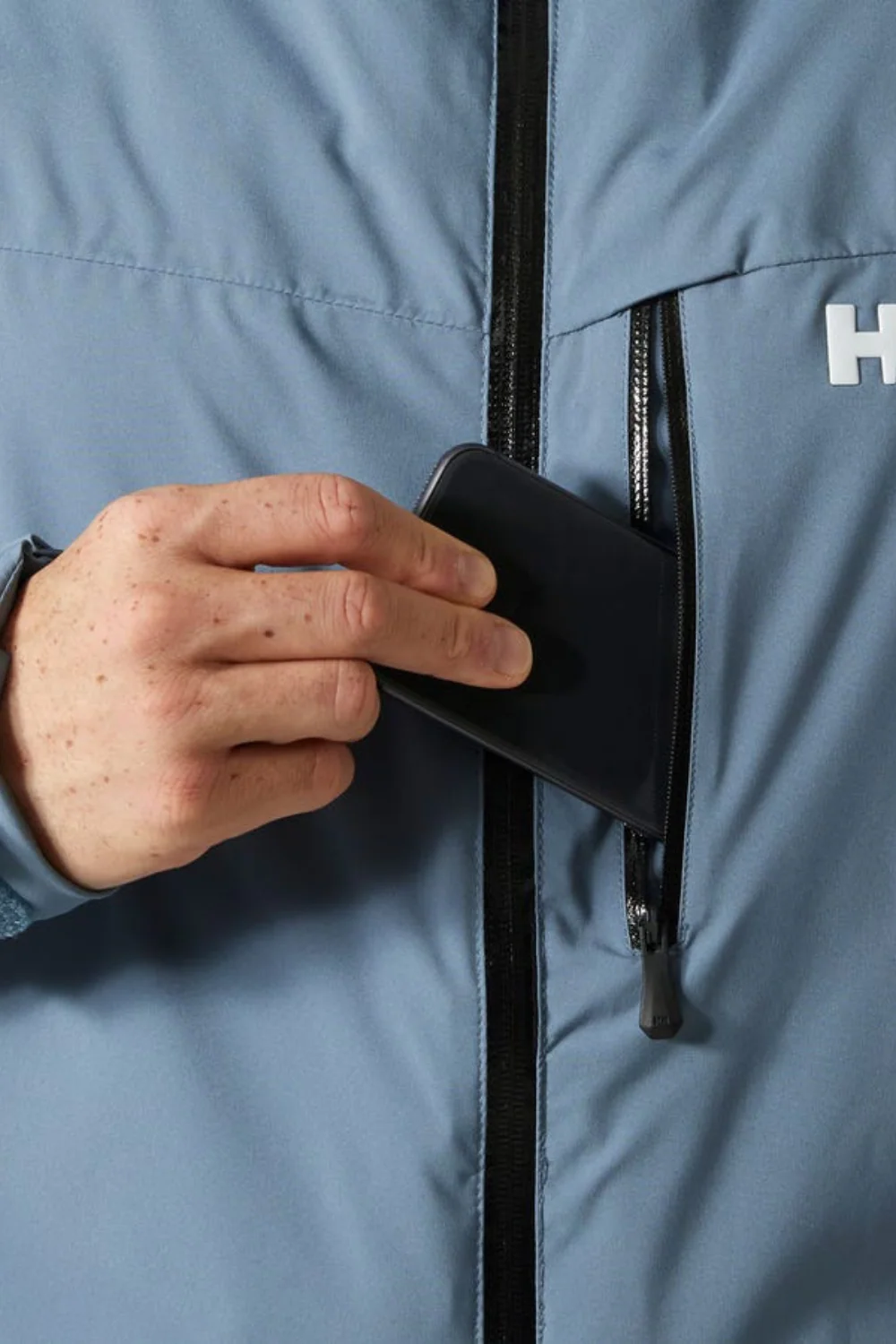Helly Hansen Mens Swift Team Insulated Ski Jacket Washed Navy - Image 4