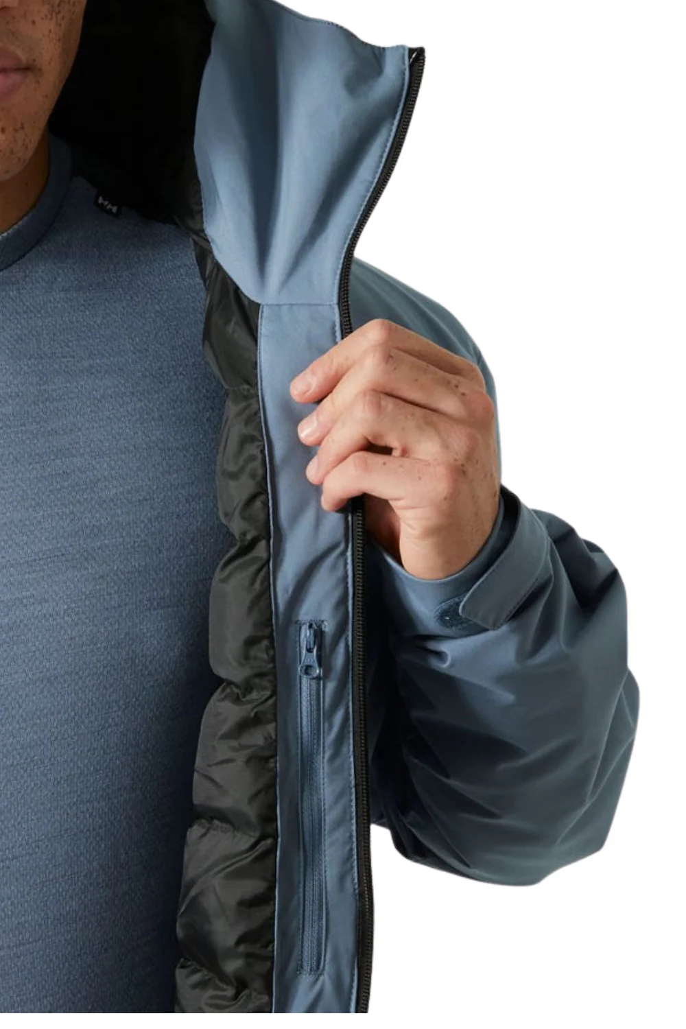 Helly Hansen Mens Swift Team Insulated Ski Jacket Washed Navy - Image 8