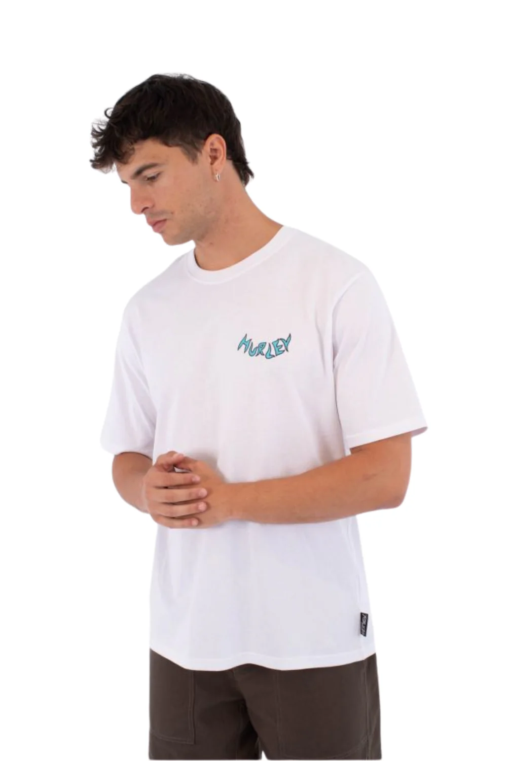 Hurley Etam Black Phanter Mens T-Shirt White - Image 2