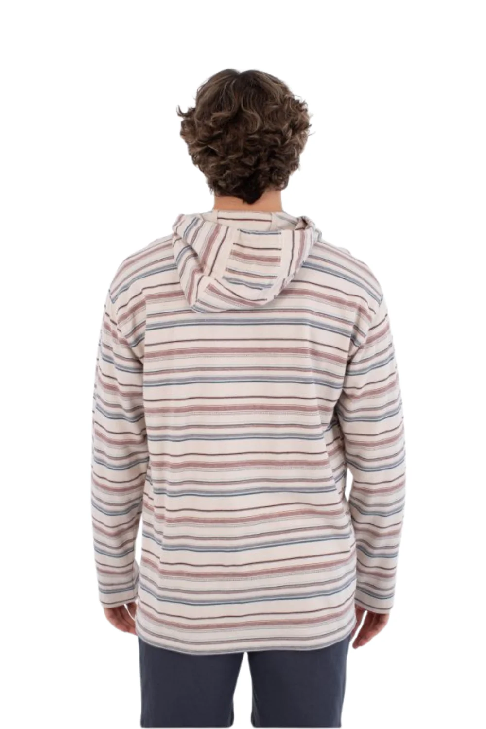 Hurley OG Mens Hooded Poncho Bone - Image 2