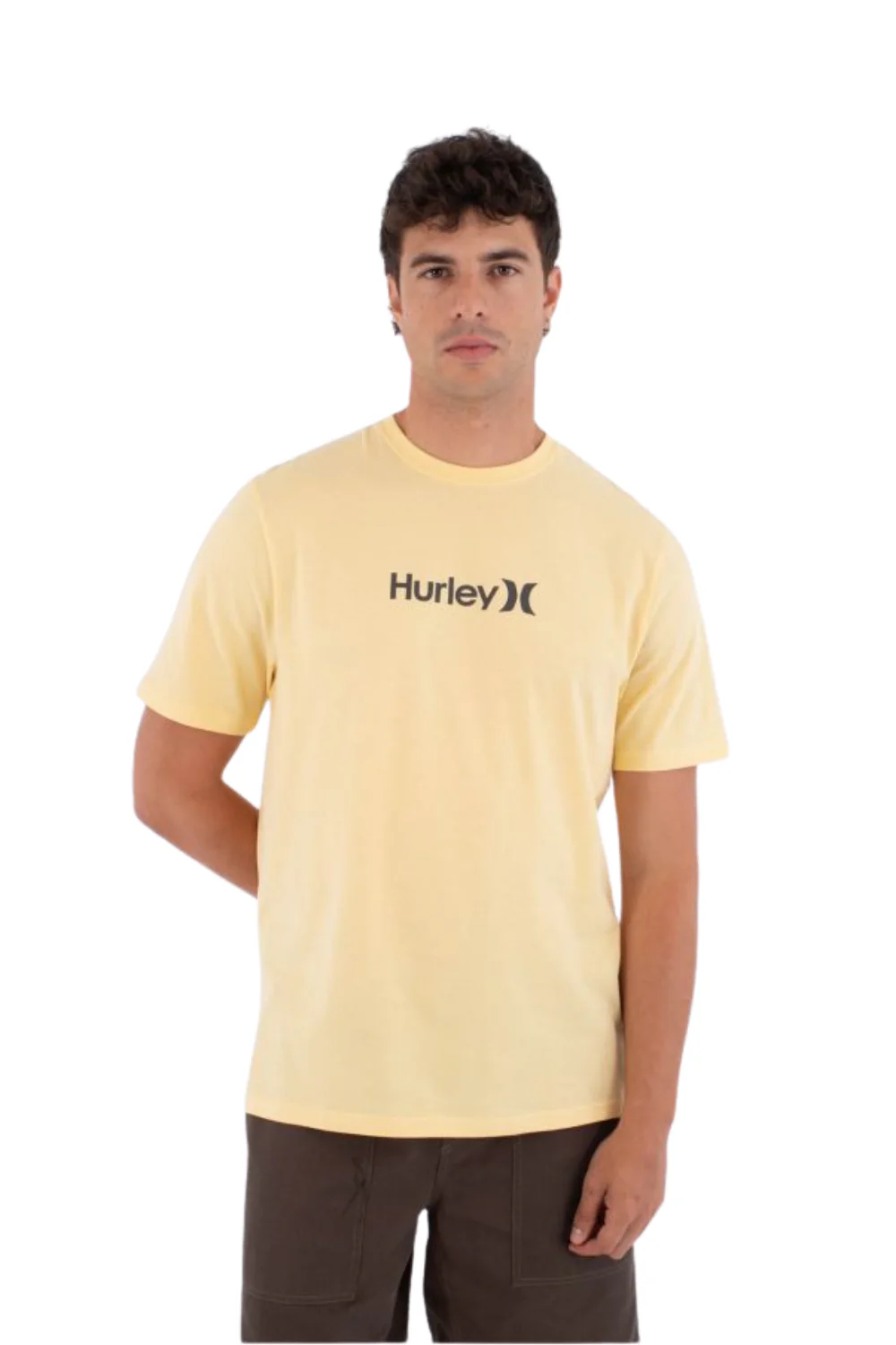 Hurley Printing Press One & Only Mens T-Shirt Eggshell