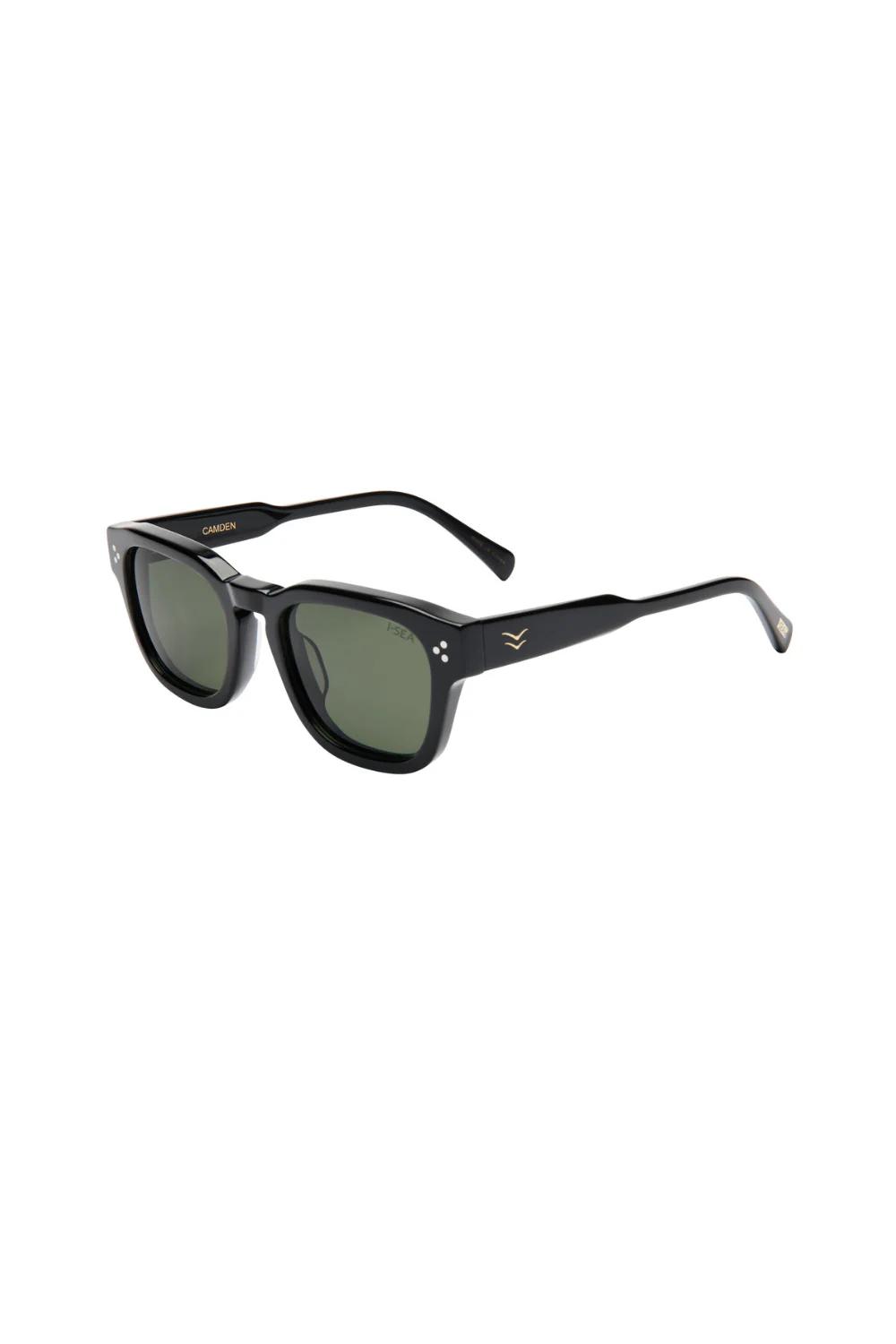 I-Sea Camden Sunglasses Black/Green Polarised Lens