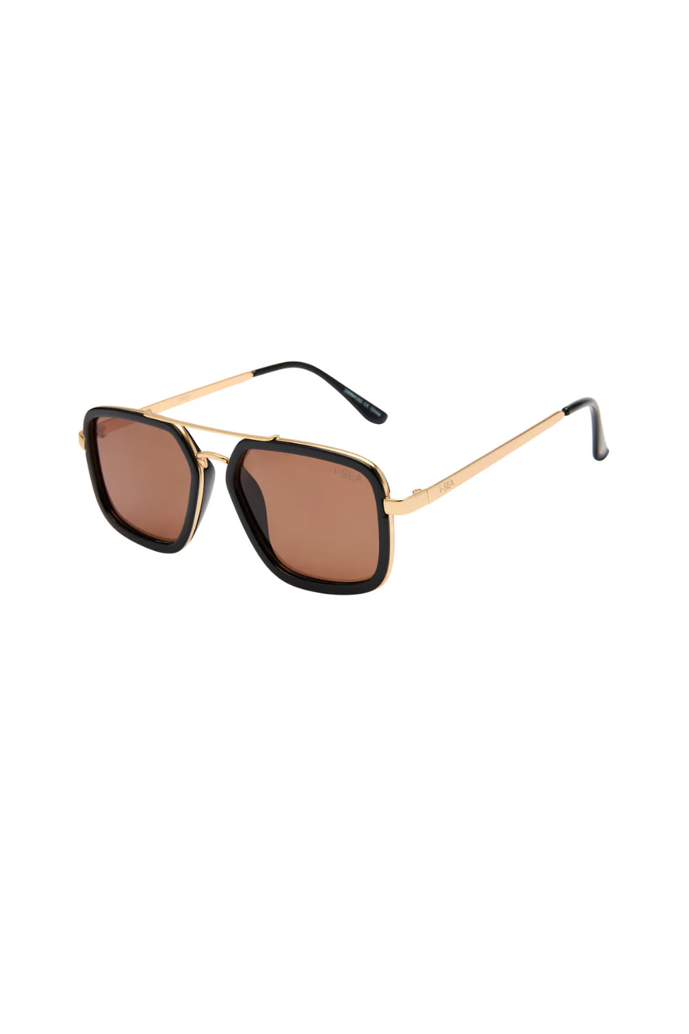 I-Sea Cruz Womens Sunglasses Black/Brown Polarised Lens