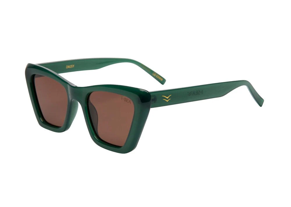 I-Sea Daisy Sunglasses Kale/Tangerine Polarized - Image 2
