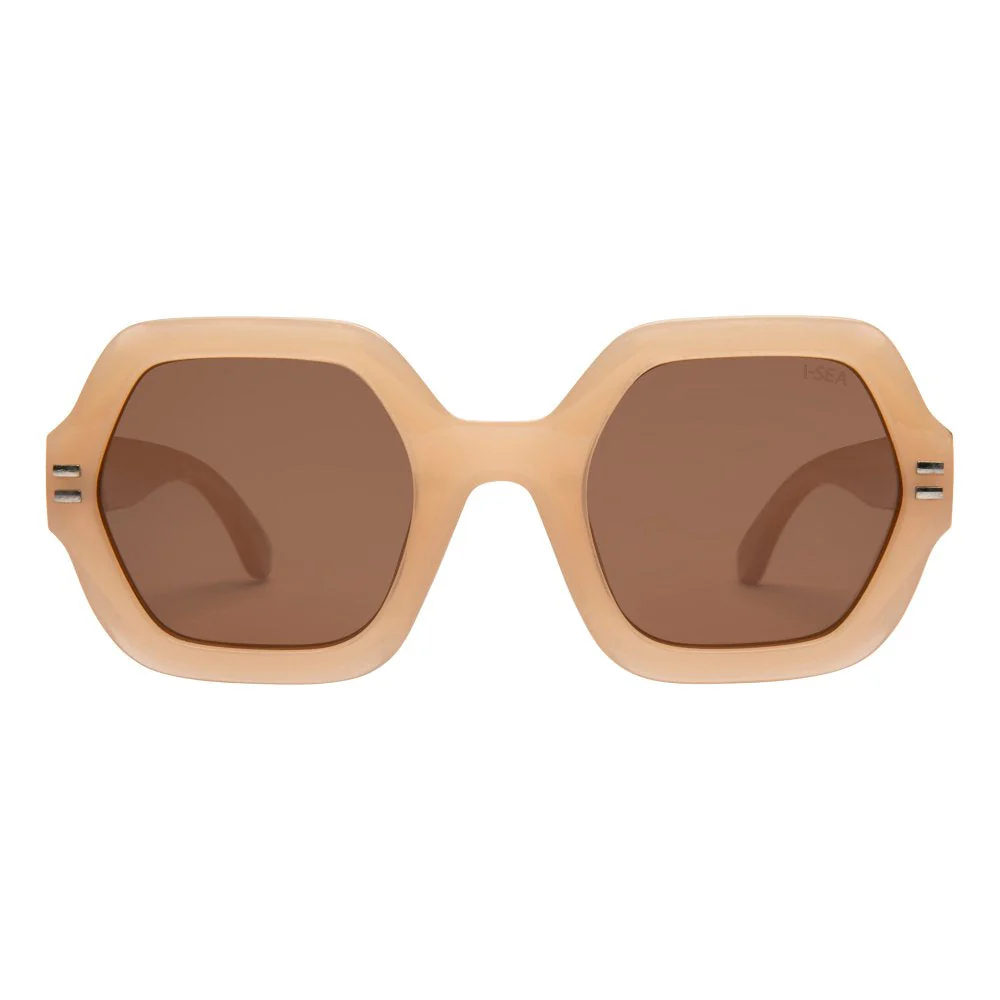 I-Sea Soni Sunglasses Vanilla Brown Polarized Lens - Image 2
