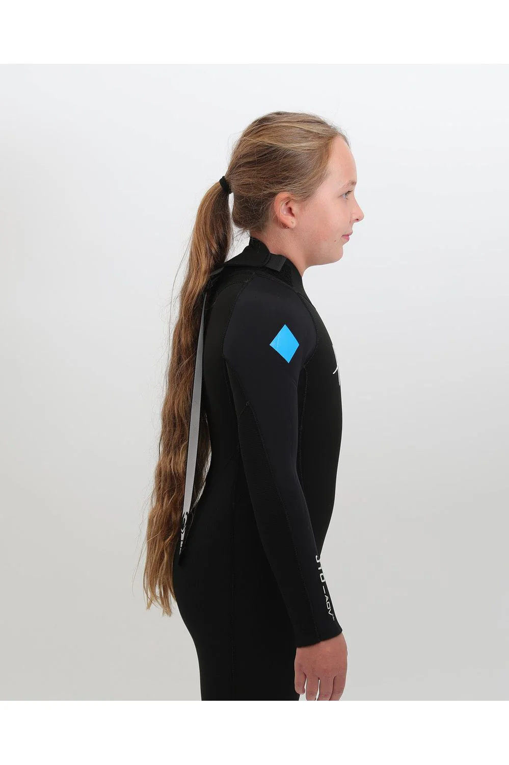 Tiki Junior Adv Wetsuit 4/3 GBS Steamer Back Zip - Image 6