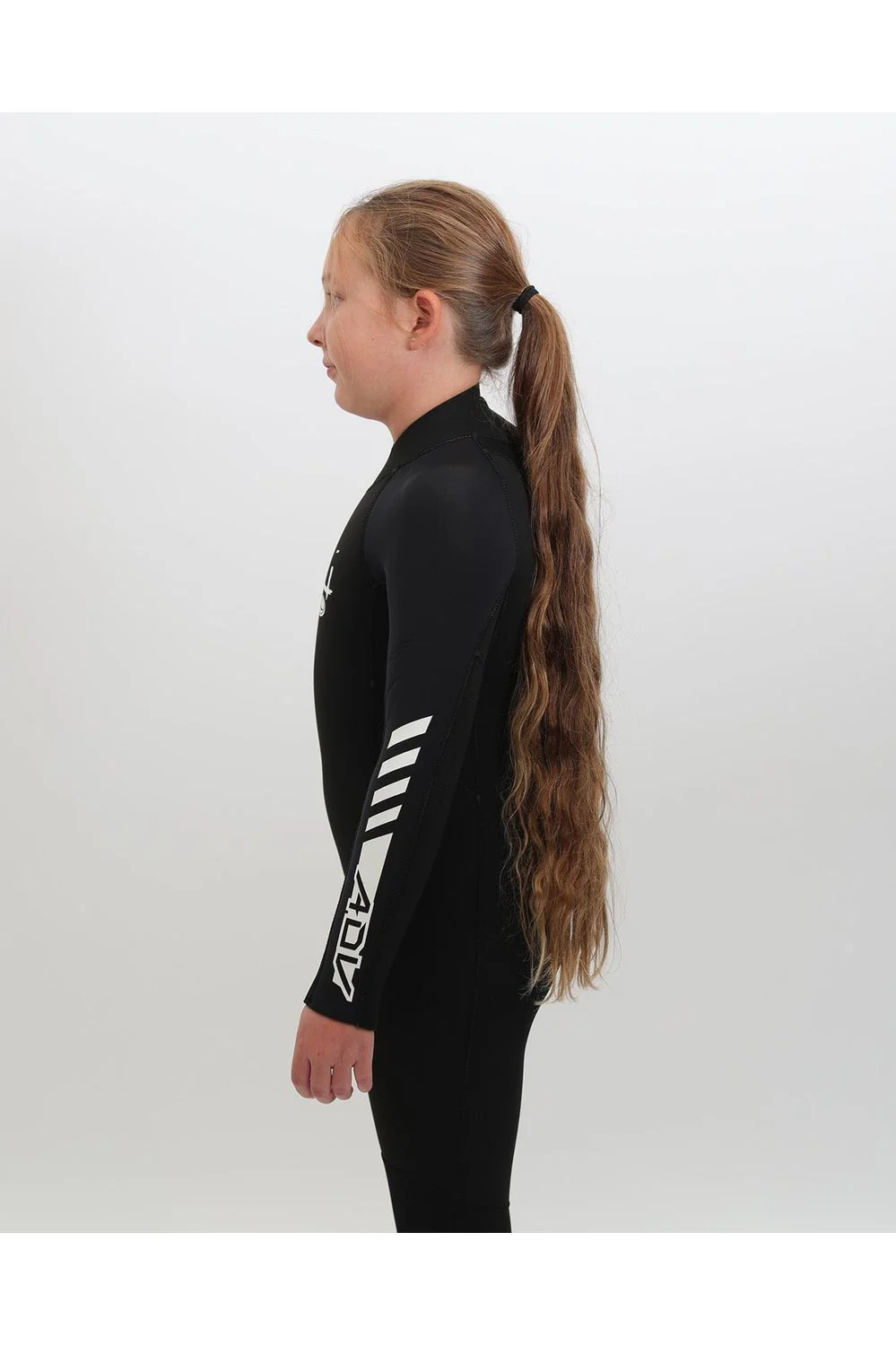 Tiki Junior Adv Wetsuit 4/3 GBS Steamer Back Zip - Image 7