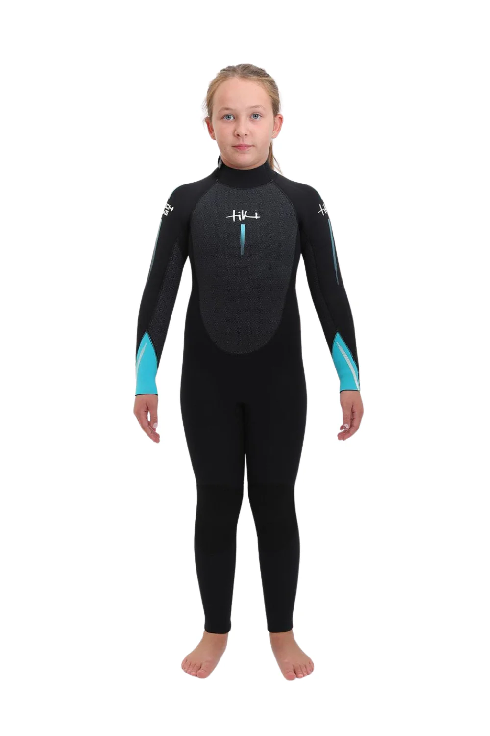 Tiki Tech 5/4/3mm Junior Wetsuit Back Zip Black/Blue