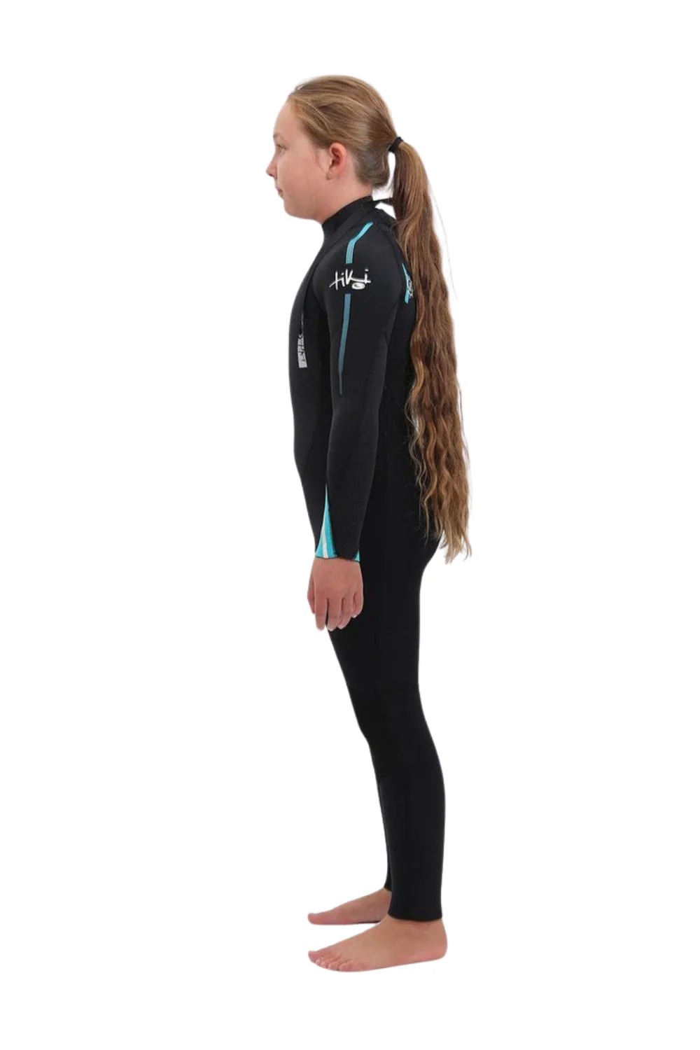 Tiki Tech 5/4/3mm Junior Wetsuit Back Zip Black/Blue - Image 4