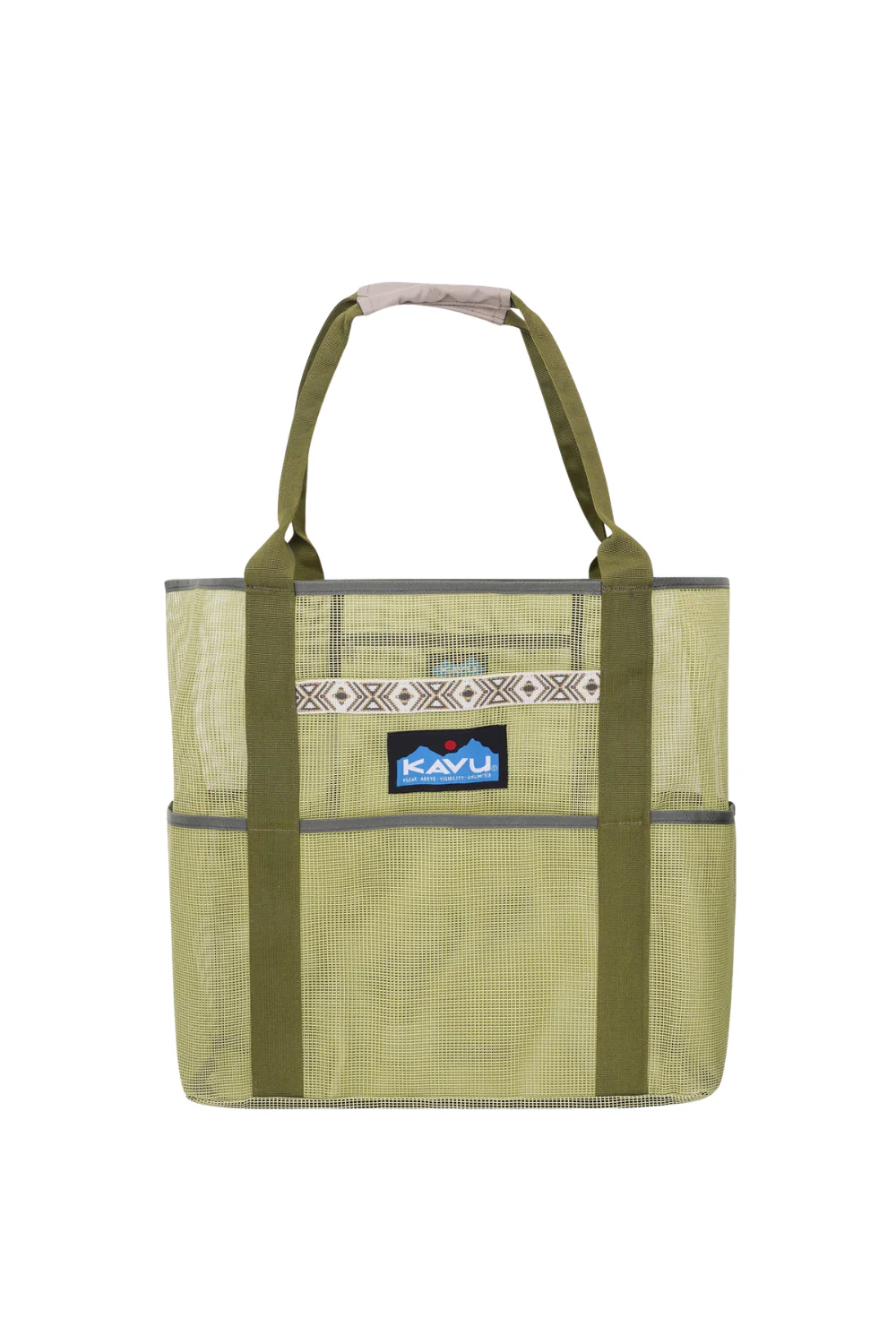 Kavu Alder Lake Mesh Tote Bag Green