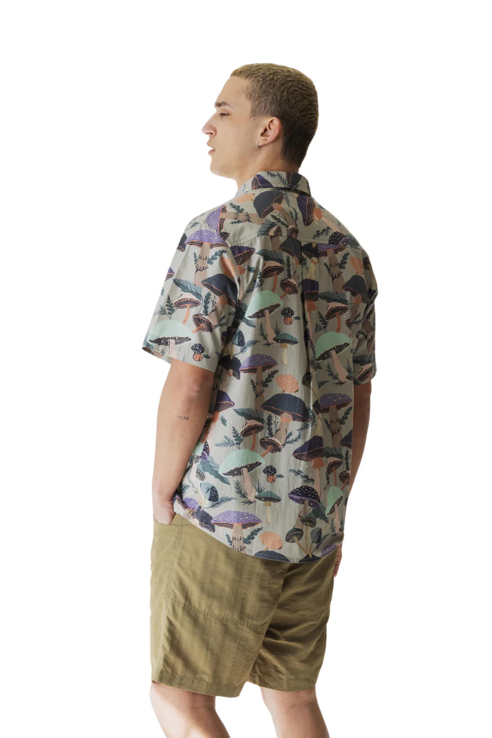 Kavu Festaruski Mens Short Sleeve Shirt Mushroom Realm - Image 2