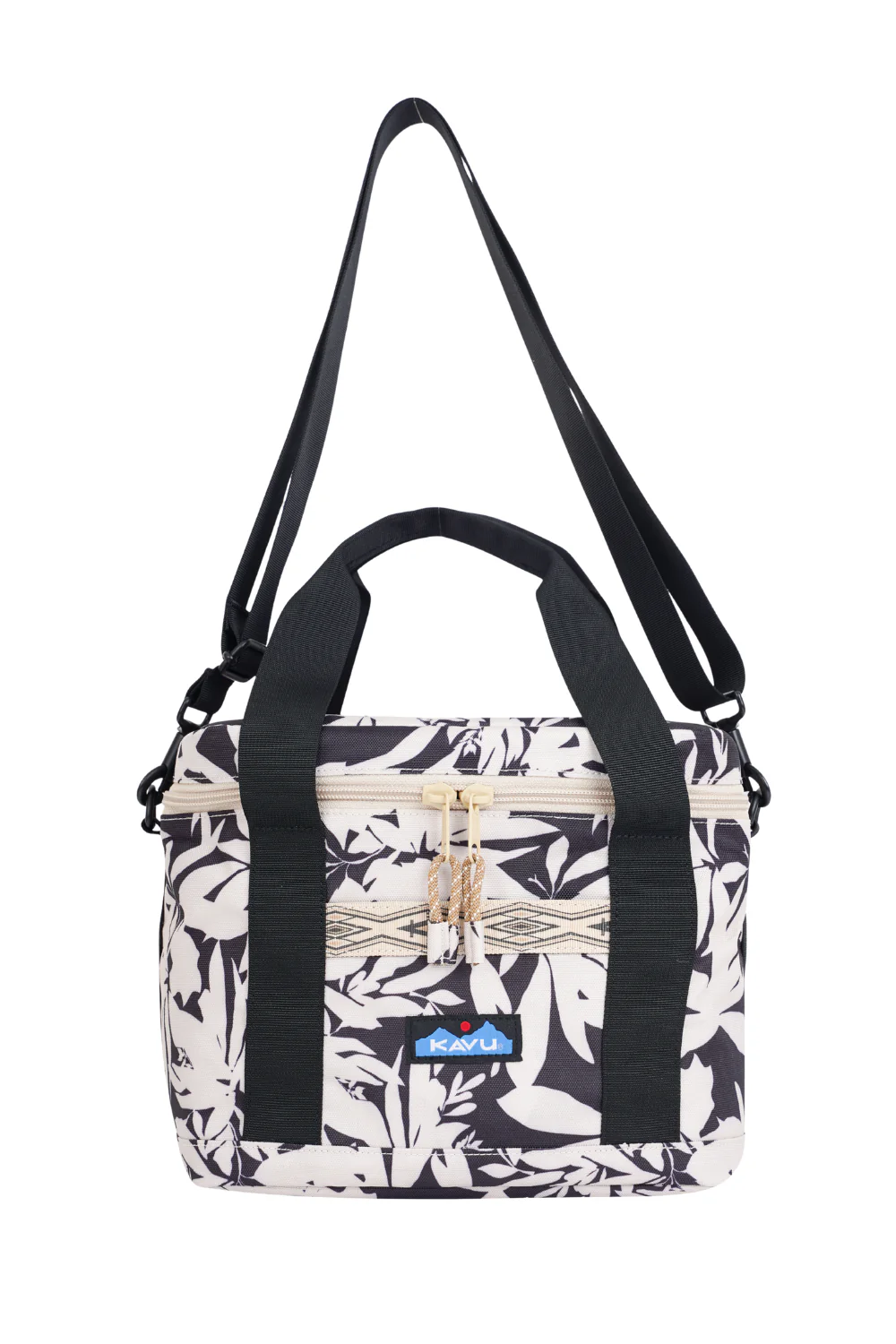 Kavu Meal Mate Lunch Bag Black/White Fronds