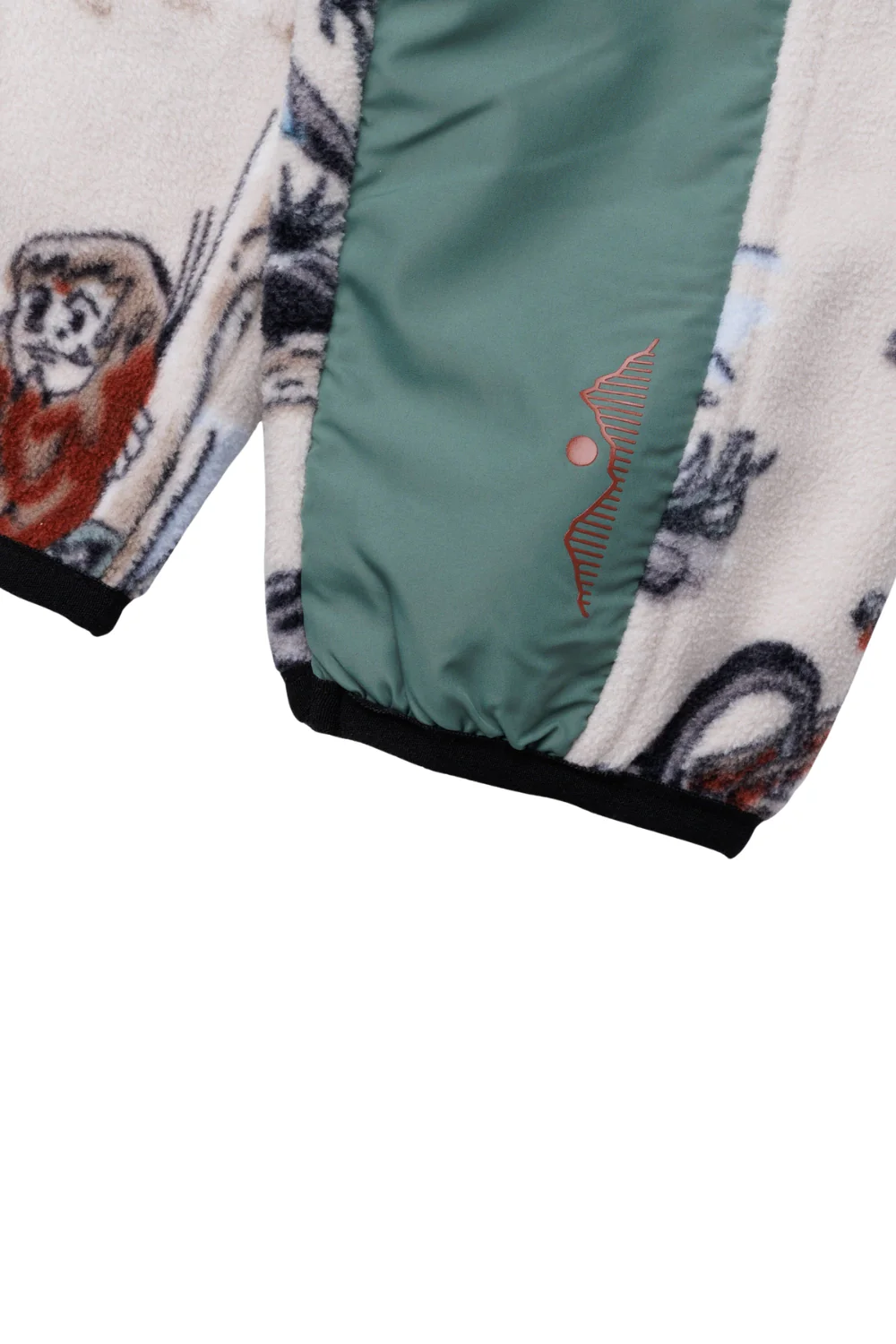 Kavu Teannaway Mens Polar Fleece Snap Pullover Places To Be - Image 5