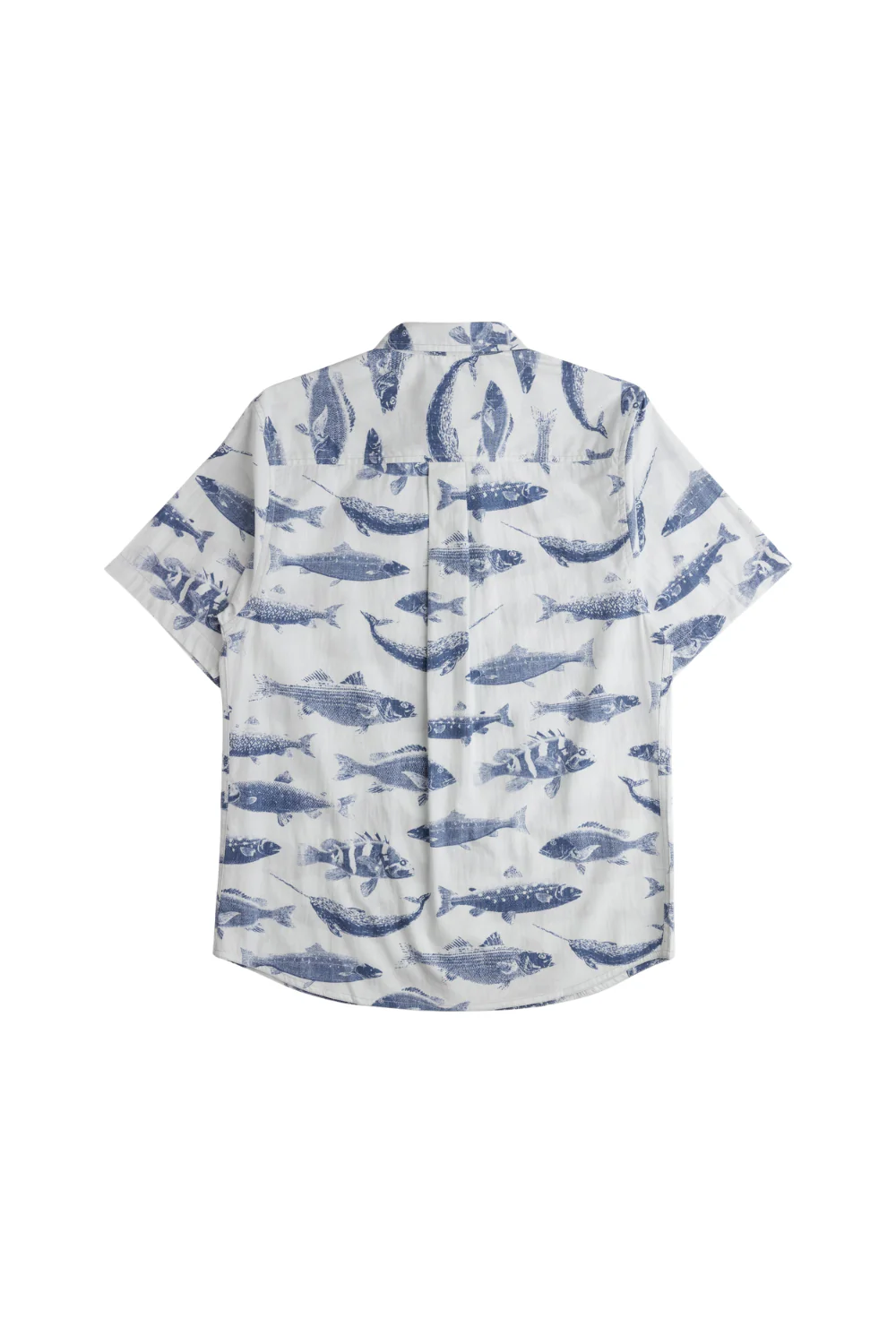 Kavu Topspot Mens Short Sleeve Shirt Big Blue Fish - Image 4