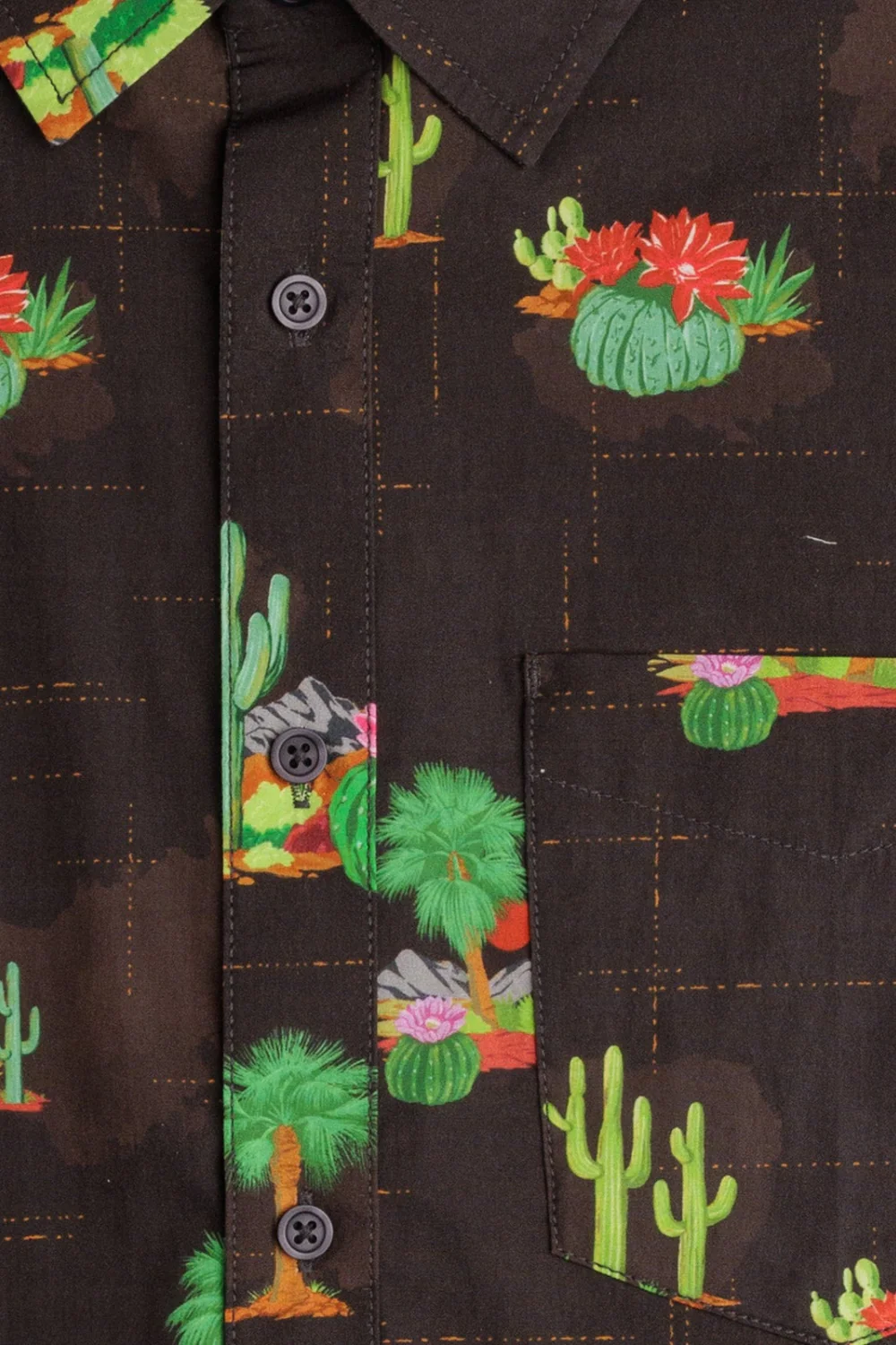 Kavu The Jam Mens Short Sleeve Shirt Wild Desert - Image 4