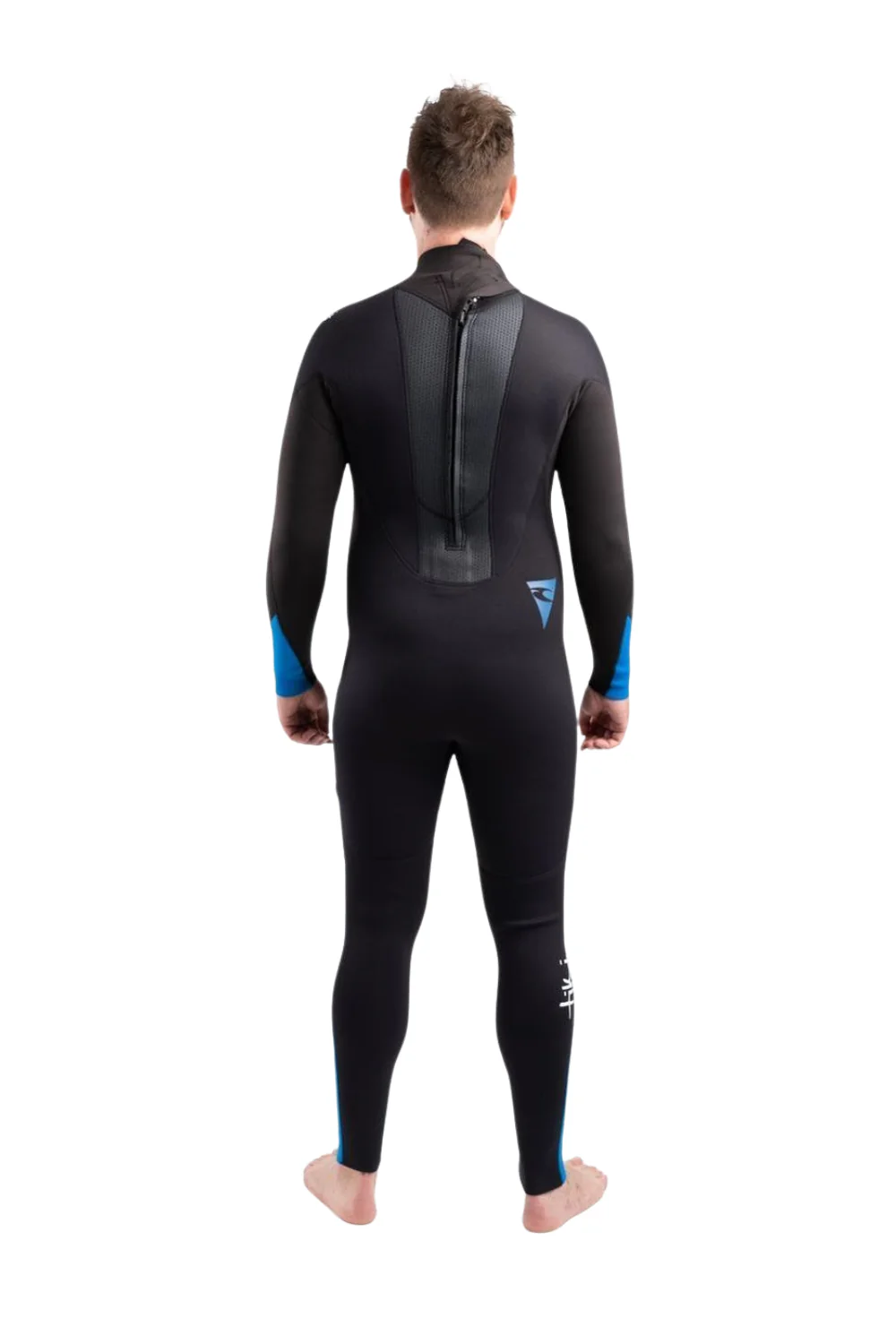 Tiki Tech 3/2mm Mens Wetsuit Back Zip Black/Blue - Image 2