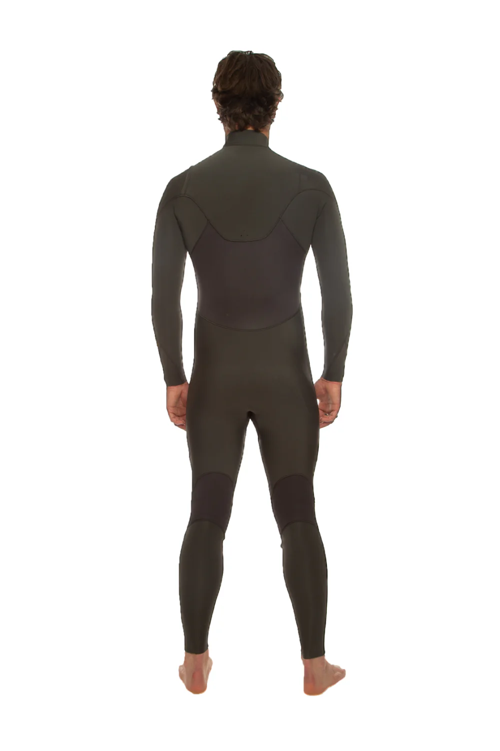 Tech 3/2mm Mens Wetsuit Chest Zip Charcoal - Image 2