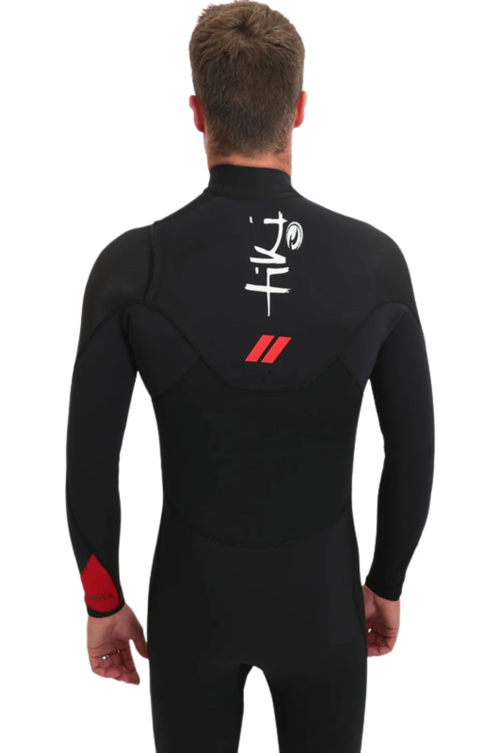Tiki Zepha 2 4/3mm Mens Wetsuit Chest Zip Black - Image 5