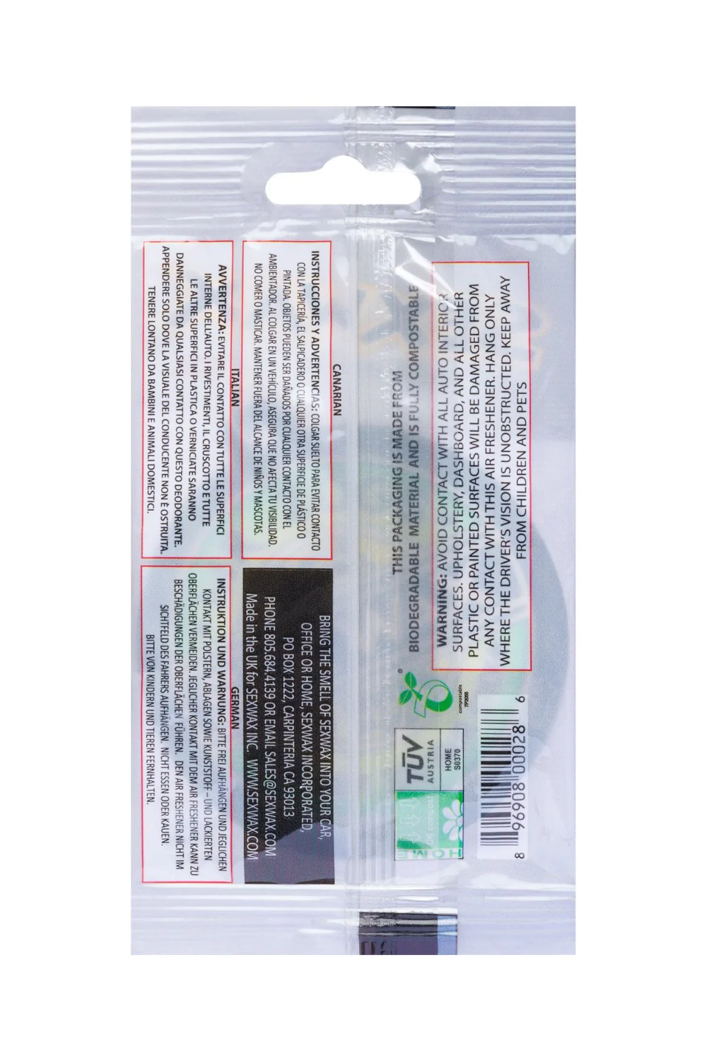 Mr Zogs Sex Wax Air Freshener Coconut - Image 3