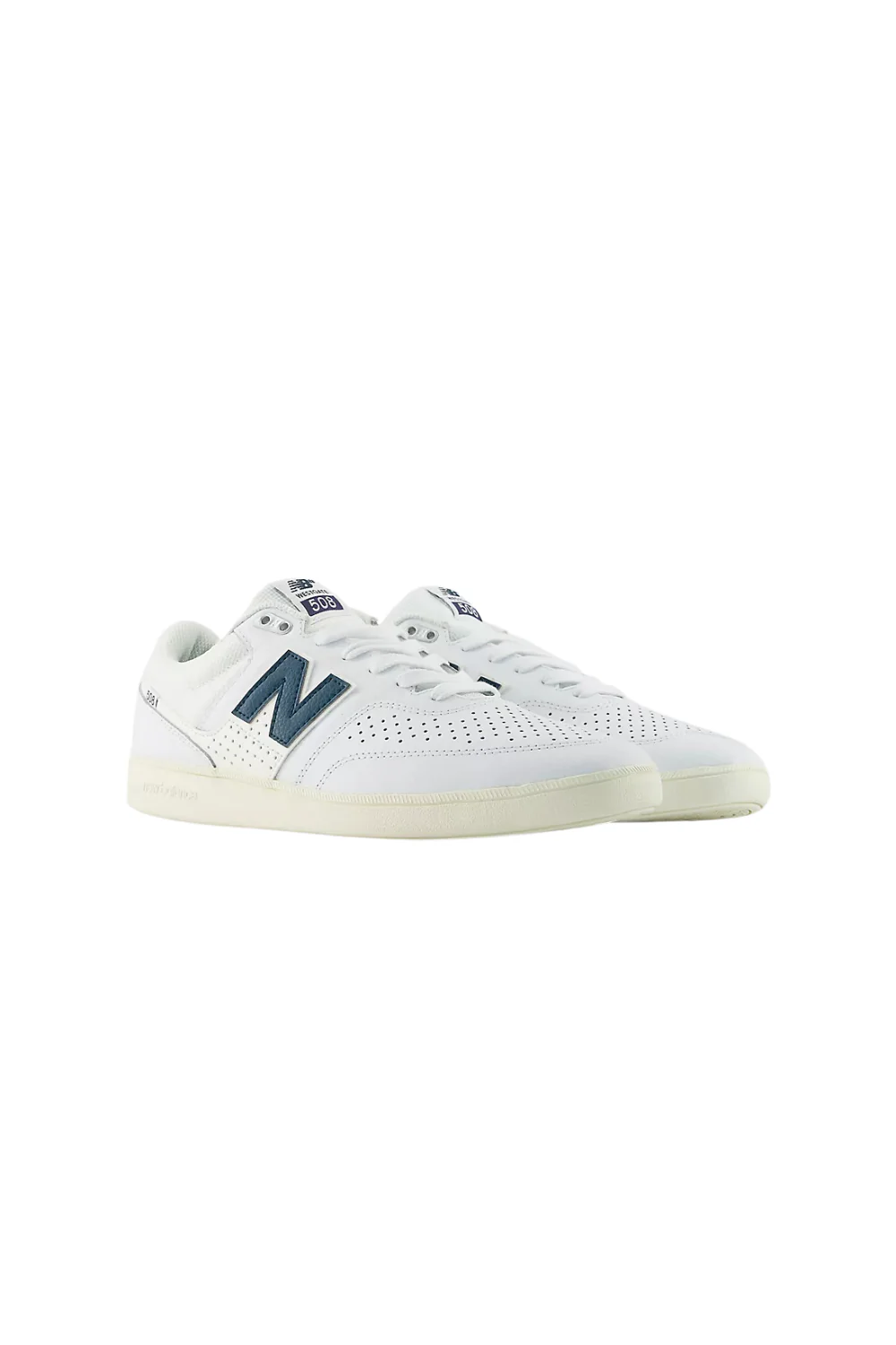 New Balance Numeric Brandon Westgate 508 Shoes White - Image 2