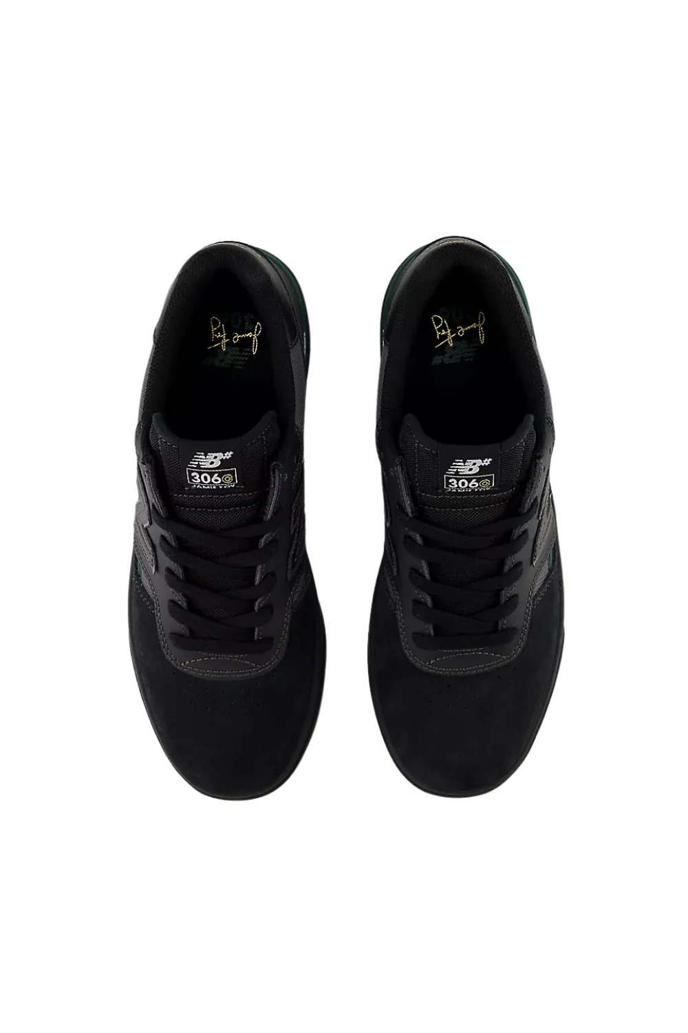 New Balance Numeric Jamie Foy 306 Cup Mens Shoes Black/Nightwatch Green - Image 4