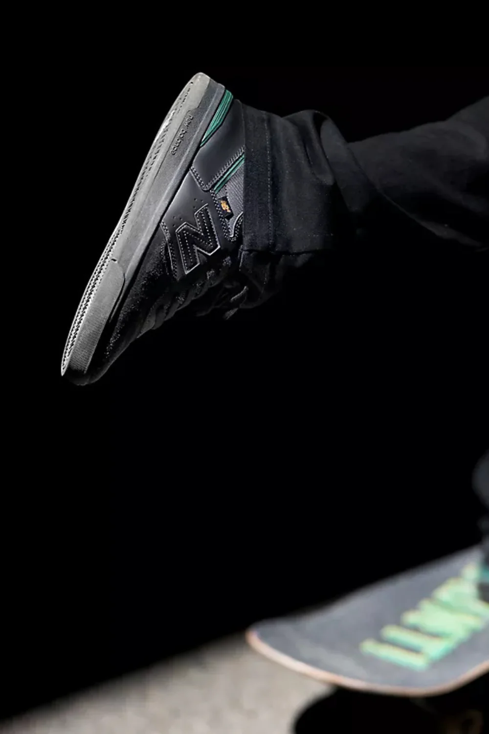 New Balance Numeric Jamie Foy 306 Cup Mens Shoes Black/Nightwatch Green - Image 7
