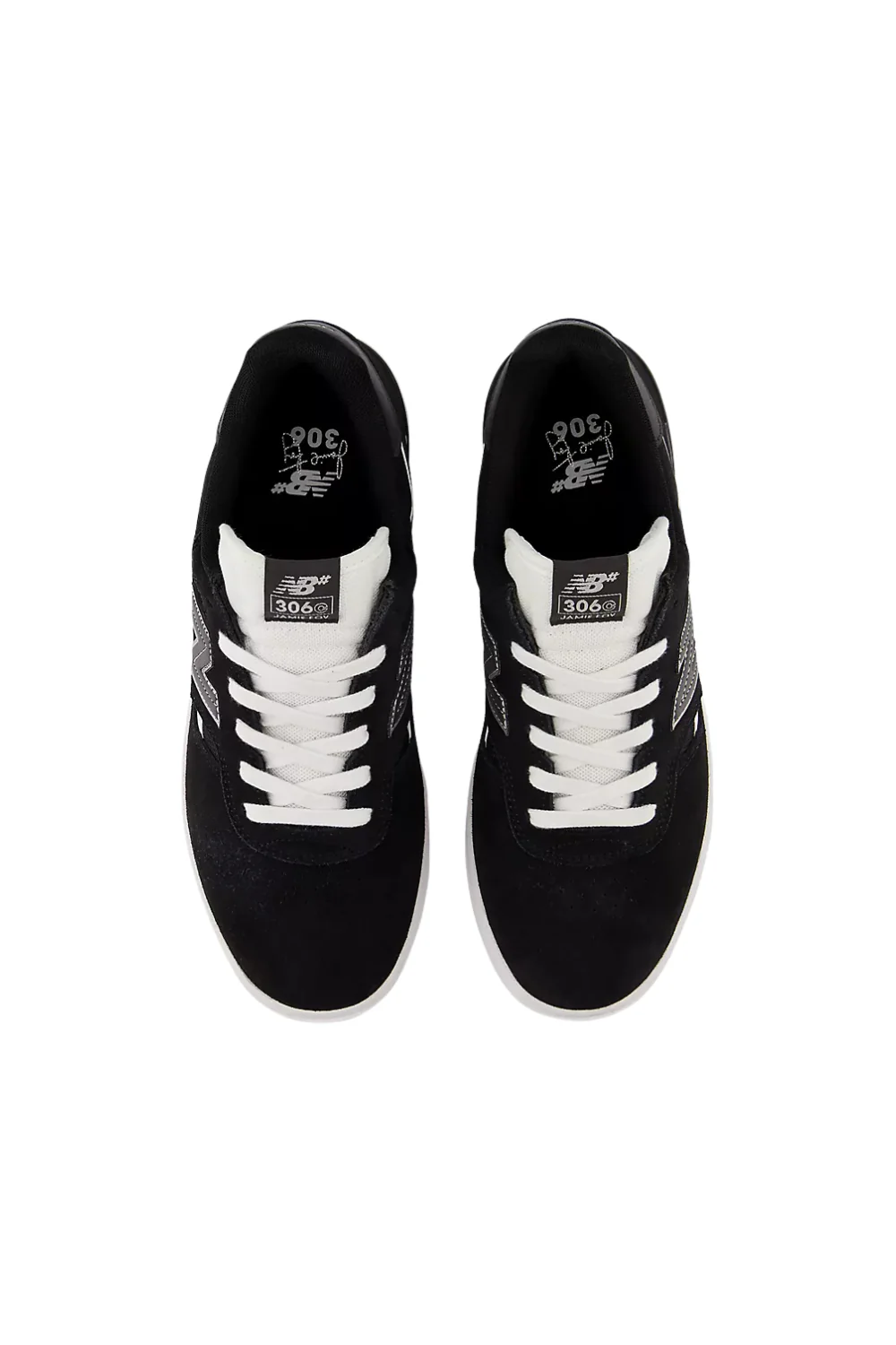 New Balance Numeric Jamie Foy 306C Mens Shoes Black/White - Image 4