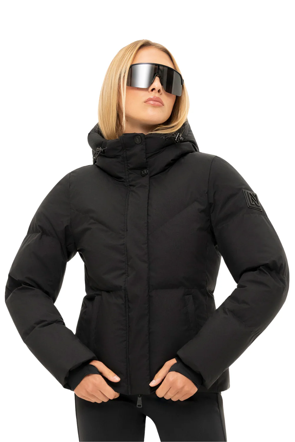Nikkie Nash Womens Ski Jacket Black