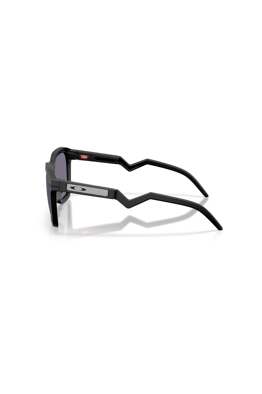 Oakley HSTN SQ Sunglasses Prizm Grey Lenses, Matte Black Frame - Image 3