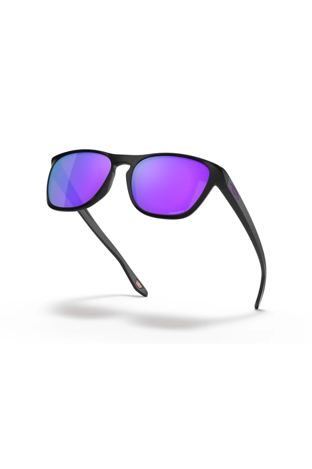 Oakley Manorburn Sunglasses Prizm Violet Lenses, Matte Black Frame - Image 4