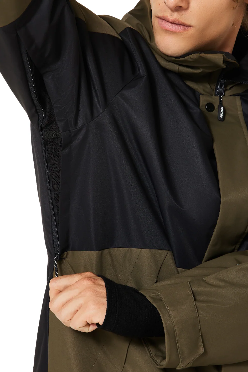 Oakley Mens Range RC Ski and Snowboard Jacket 2.0 Army Green - Image 4