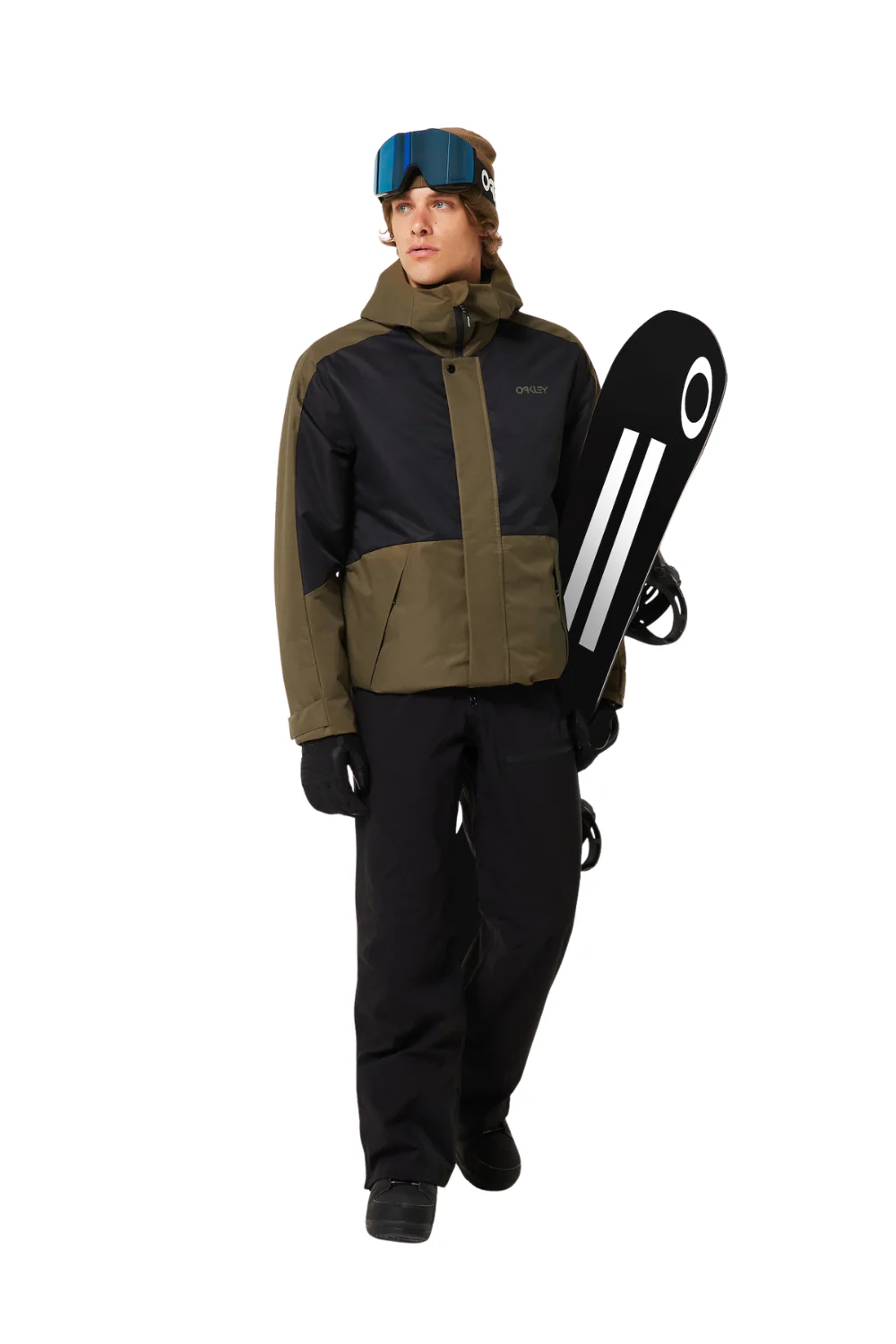 Oakley Mens Range RC Ski and Snowboard Jacket 2.0 Army Green - Image 7