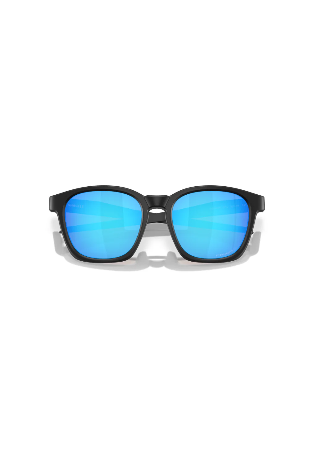 Oakley Shackle Sunglasses Prizm Sapphire Lenses, Matte Black Frame - Image 2
