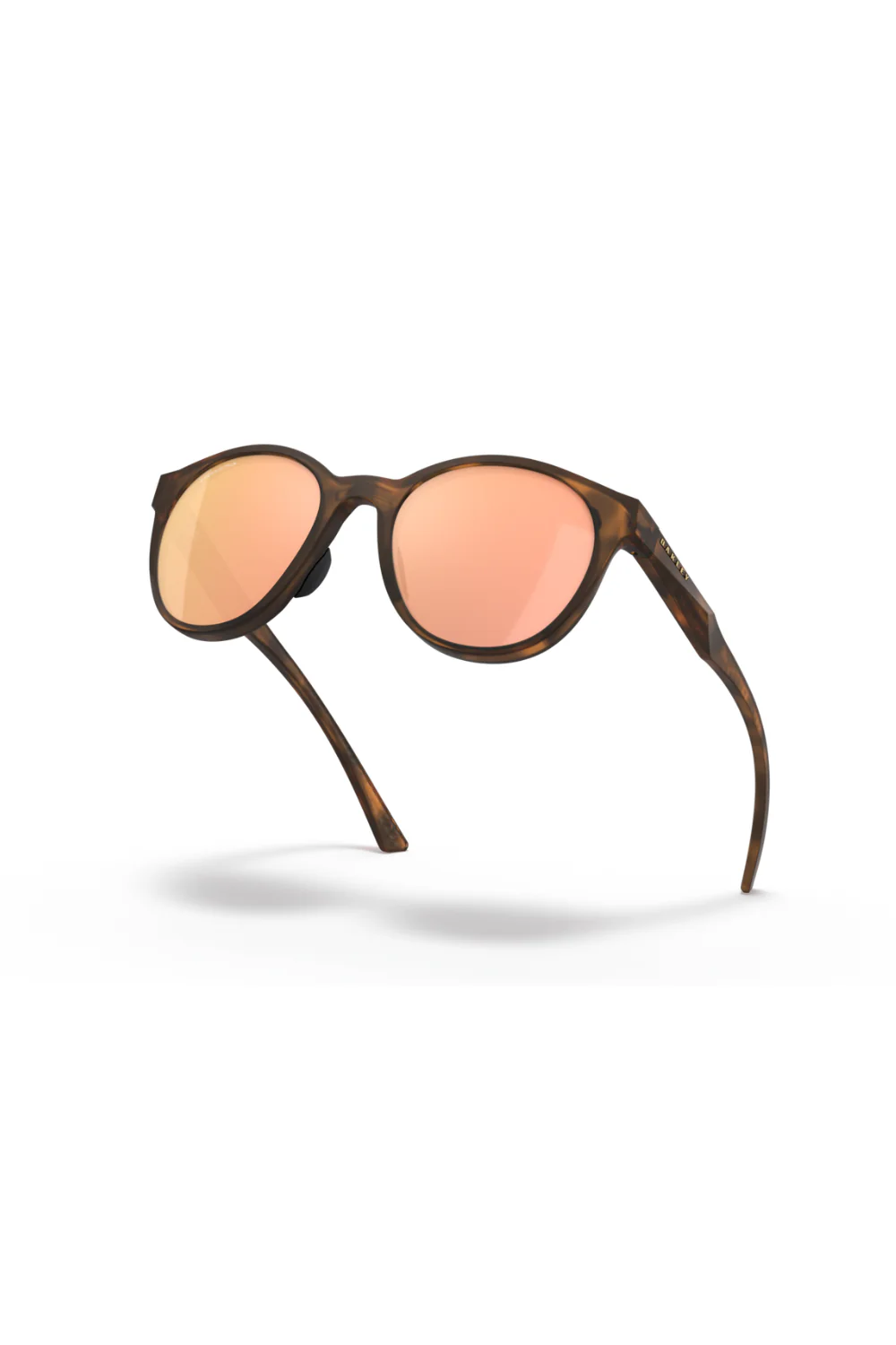 Oakley Spindrift Sunglasses Prizm Rose Gold Lenses, Matte Brown Tortoise Frame - Image 4