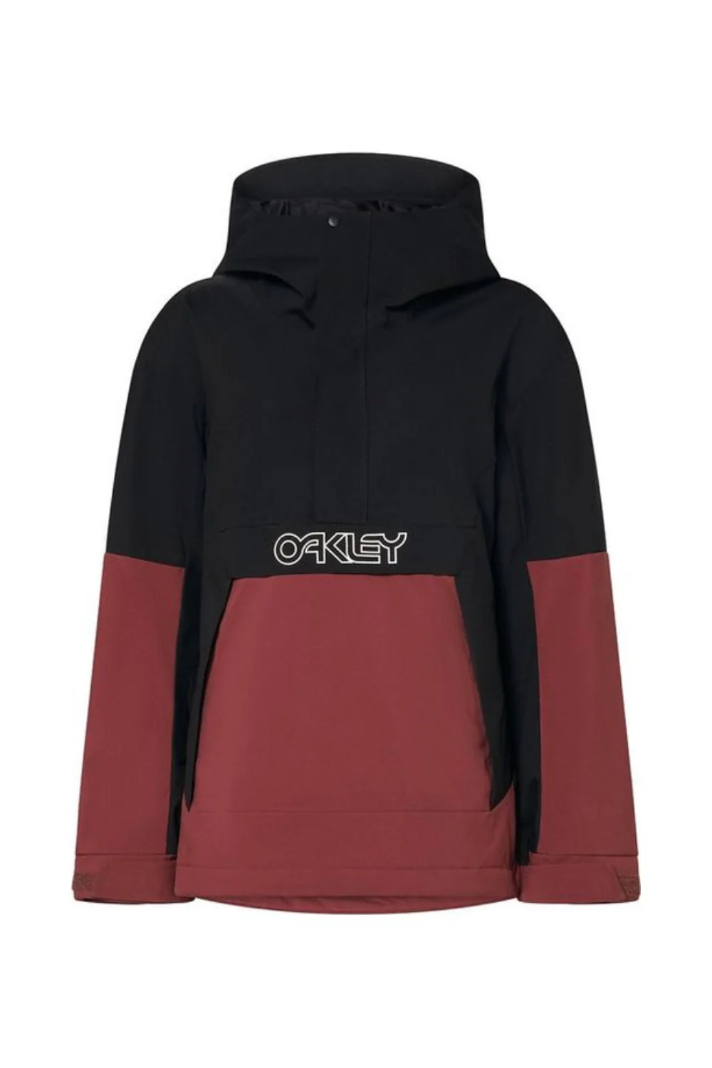Oakley TNP Tbt Insulated Womens Ski and Snowboard Anorak Jacket Blackout Grenache