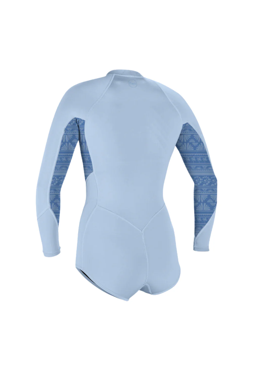 O'Neill Bahia 2/1 Womens Spring Wetsuit Long Sleeve Front Zip Chambray Blue/Surf Abstract/Chambray Blue - Image 2
