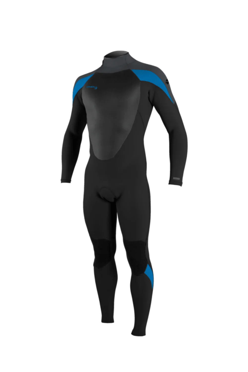 O'Neill Epic 3/2mm Mens Wetsuit Back Zip Black/Graphite/Bali Blue