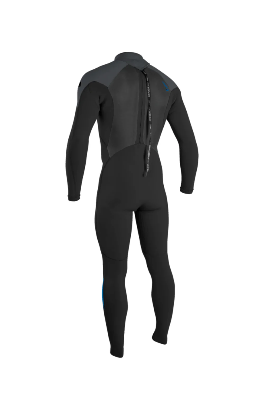 O'Neill Epic 3/2mm Mens Wetsuit Back Zip Black/Graphite/Bali Blue - Image 2