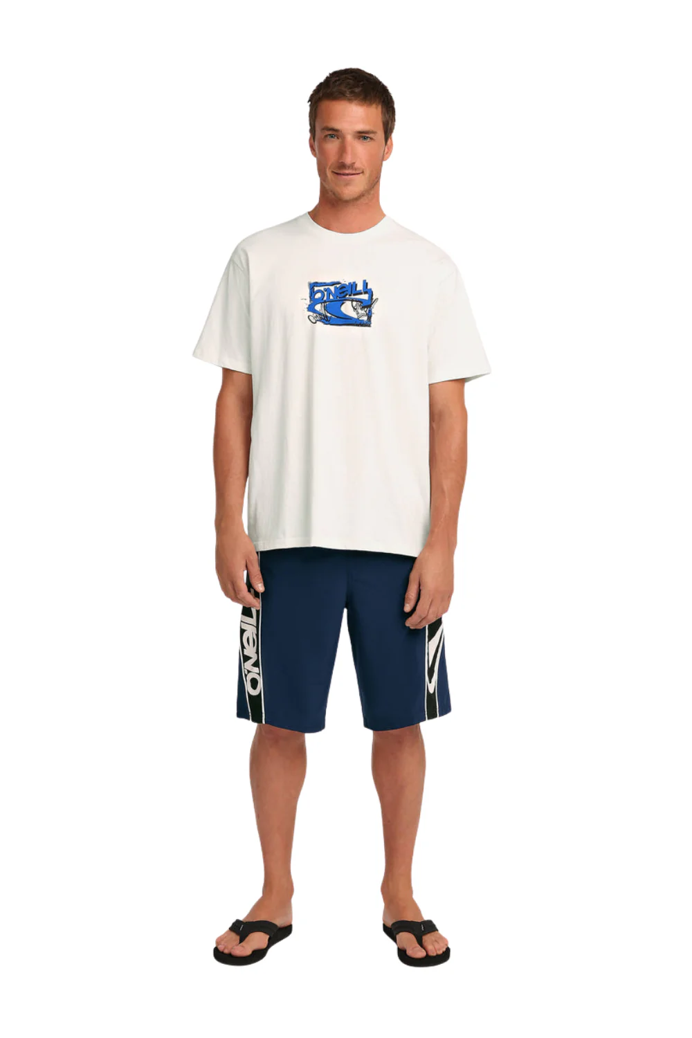 O'Neill Essentials 90'S Logo Mens T-Shirt Snow White - Image 7