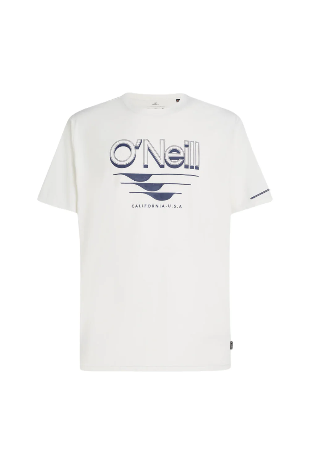 O'Neill Hybrid Upf Polygiene Mens Graphic T-Shirt Snow White - Image 5